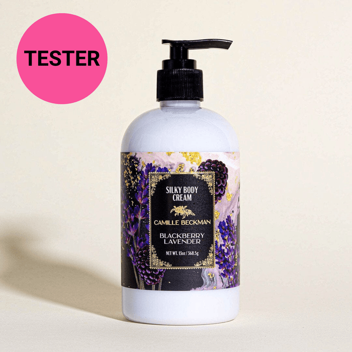 Silky Body Cream 13oz Blackberry Lavender (Tester) Body Cream Camille Beckman 