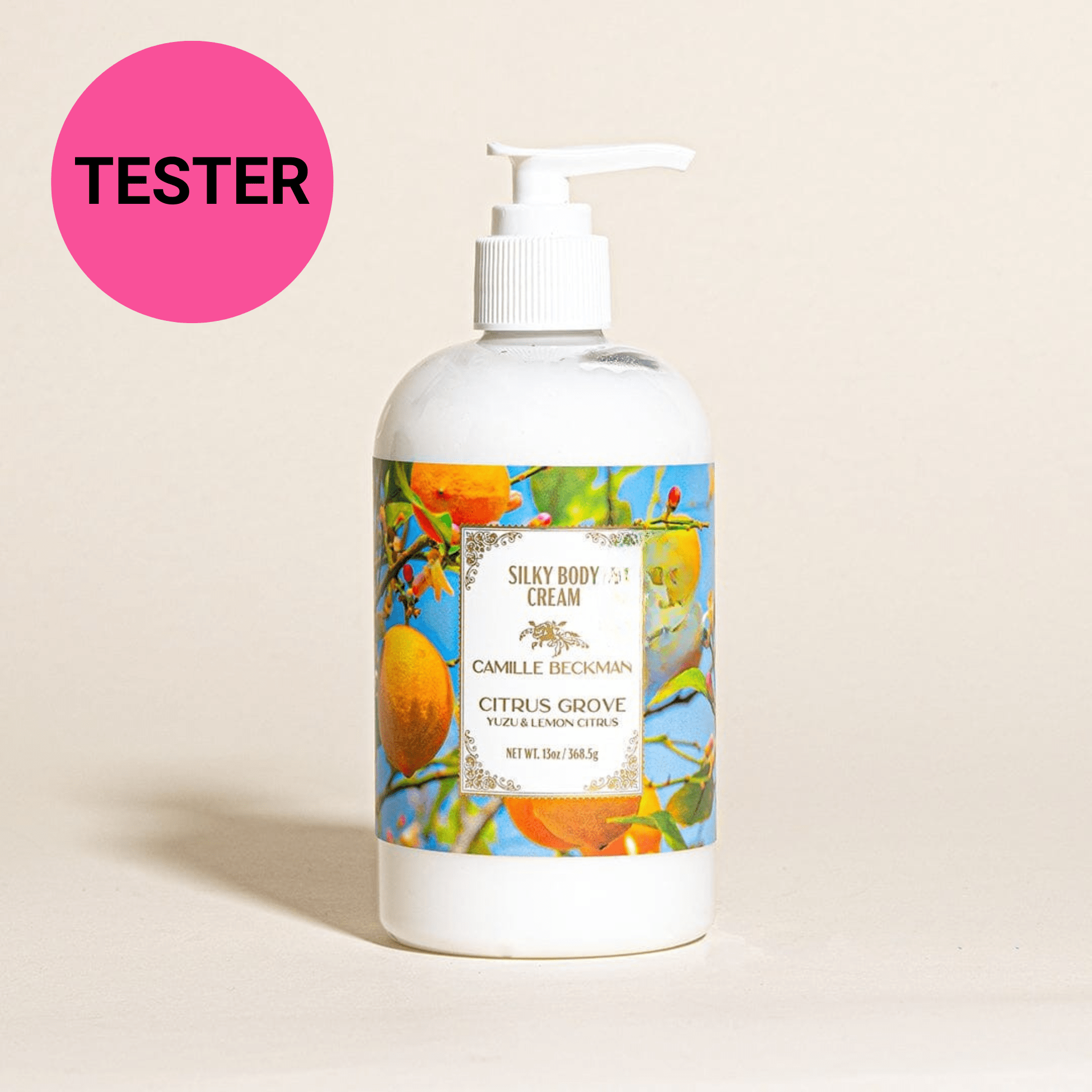 Silky Body Cream 13oz Citrus Grove (Tester) Body Cream Camille Beckman 