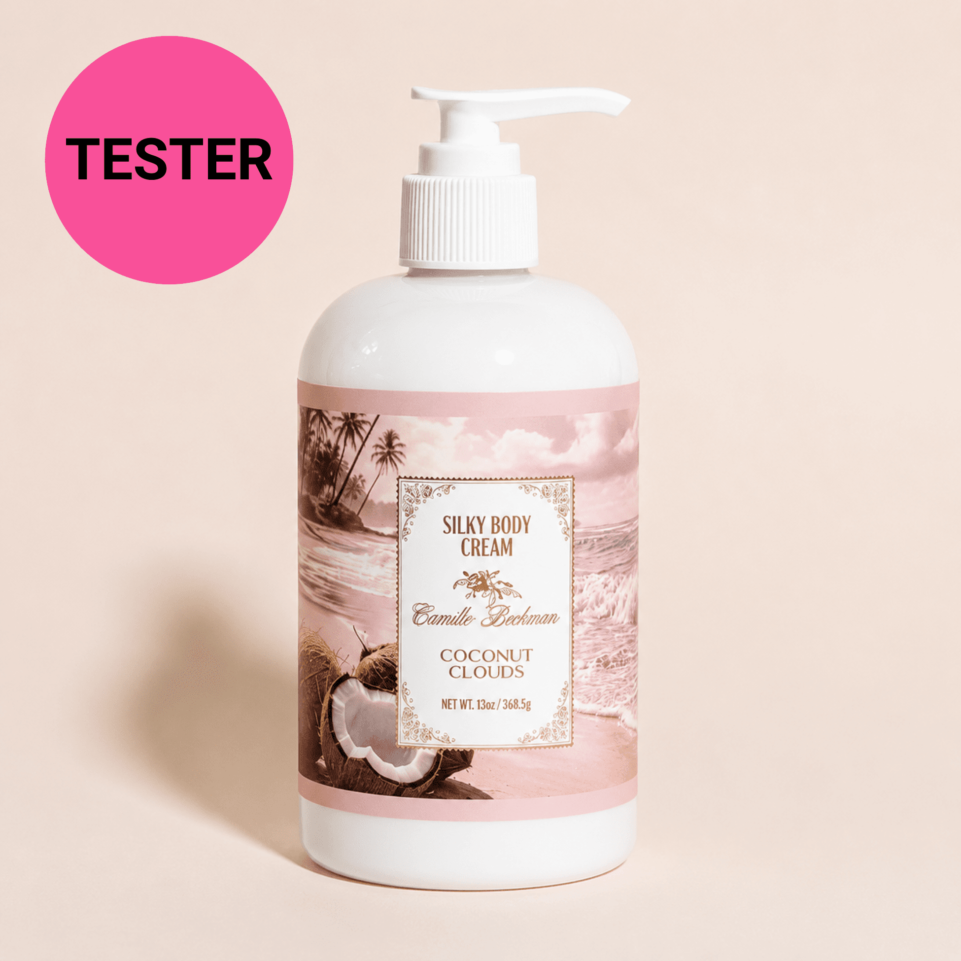 Silky Body Cream 13oz Coconut Clouds (Tester) Camille Beckman Wholesale 