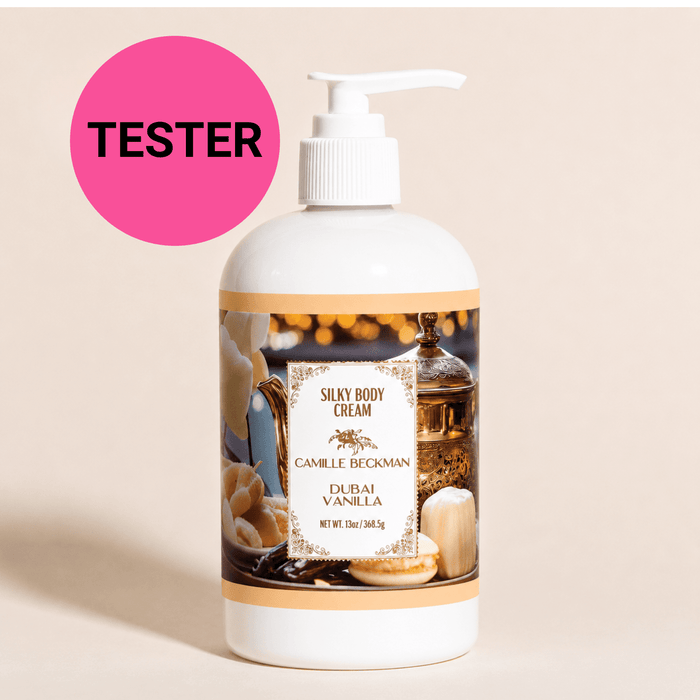 Silky Body Cream 13oz Dubai Vanilla (Tester) Camille Beckman Wholesale 