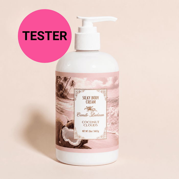 Silky Body Cream 13oz Coconut Clouds (Tester) Camille Beckman Wholesale 