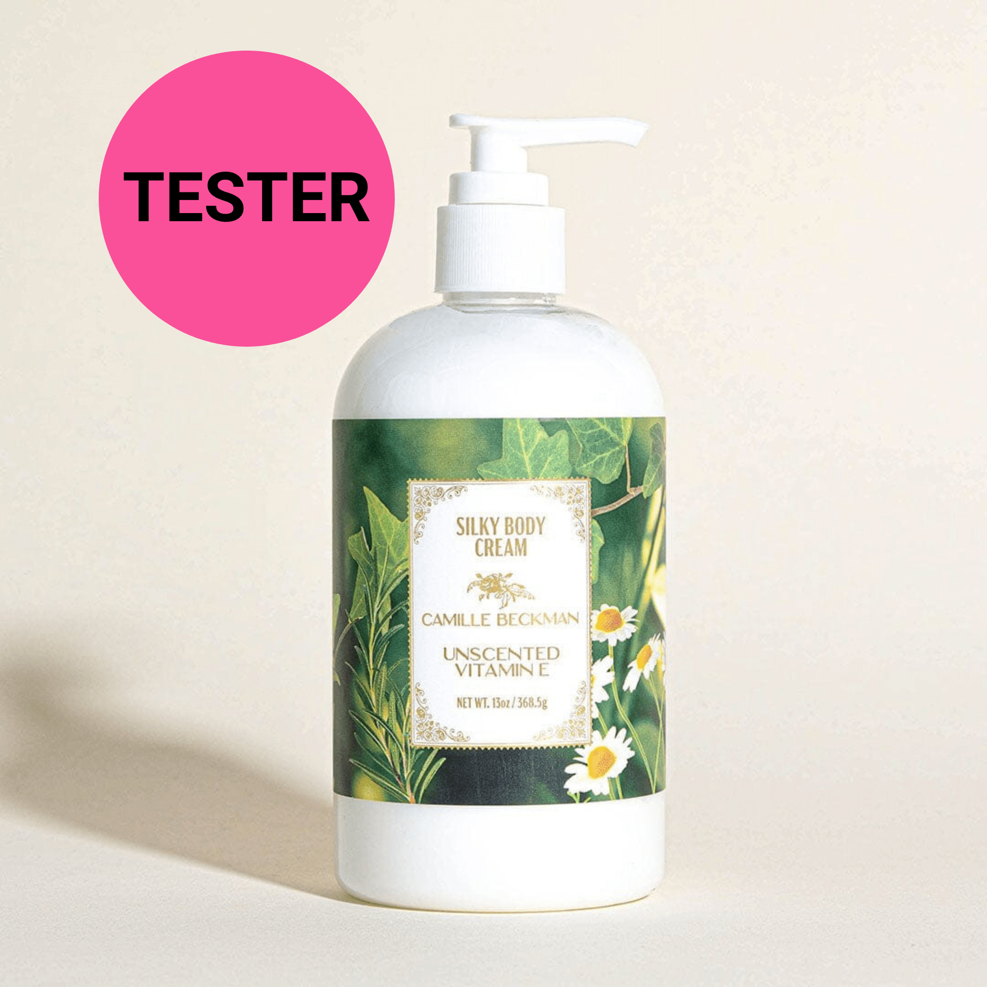 Silky Body Cream 13oz Unscented (Tester) Body Cream Camille Beckman 