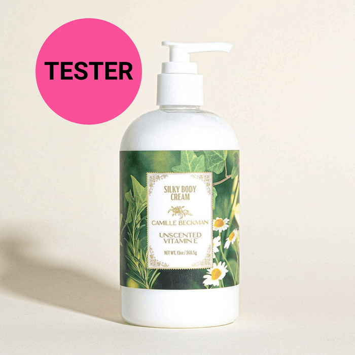 Silky Body Cream 13oz Unscented (Tester) Body Cream Camille Beckman 