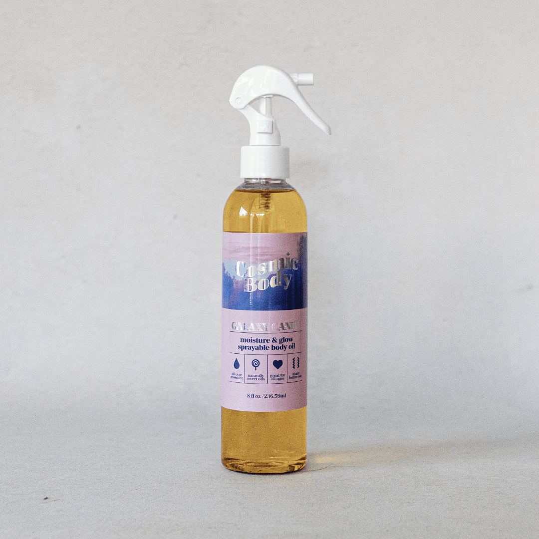 Cosmic Body Galaxy Candy Sprayable Face, Body & Hair Oil 8oz Camille Beckman Wholesale 