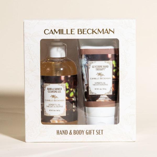 Hand & Shower Gift Set - Spiritual Meditations (4/case) Camille Beckman Wholesale 