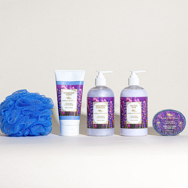 Essentials Gift Basket English Lavender (Each) Gift Set Camille Beckman 
