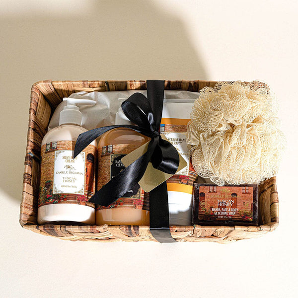 Essentials Gift Basket Tuscan Honey (Each) Gift Set Camille Beckman 
