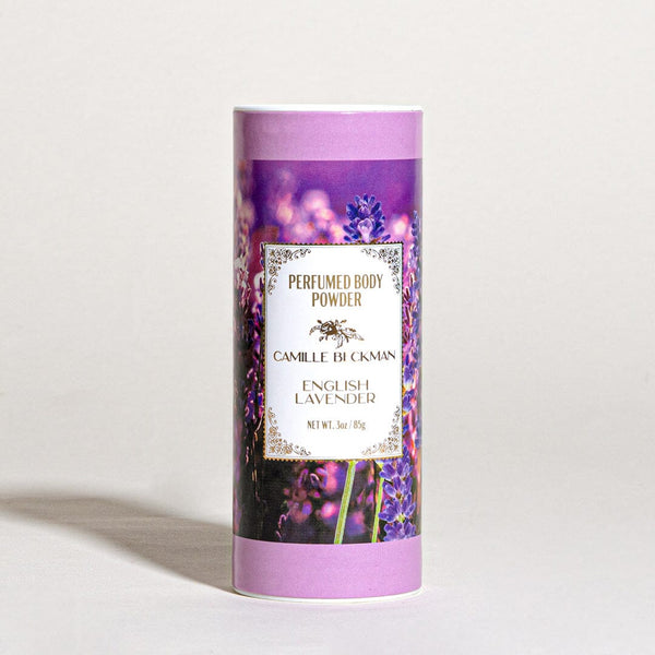 Perfumed Body Powder 3oz English Lavender (6/case) Perfume Powder Camille Beckman 