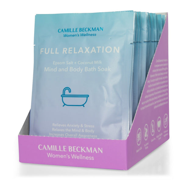 Full Relaxation - Mind and Body Bath Soak (15/Case) Bath Soaks Camille Beckman Wholesale 