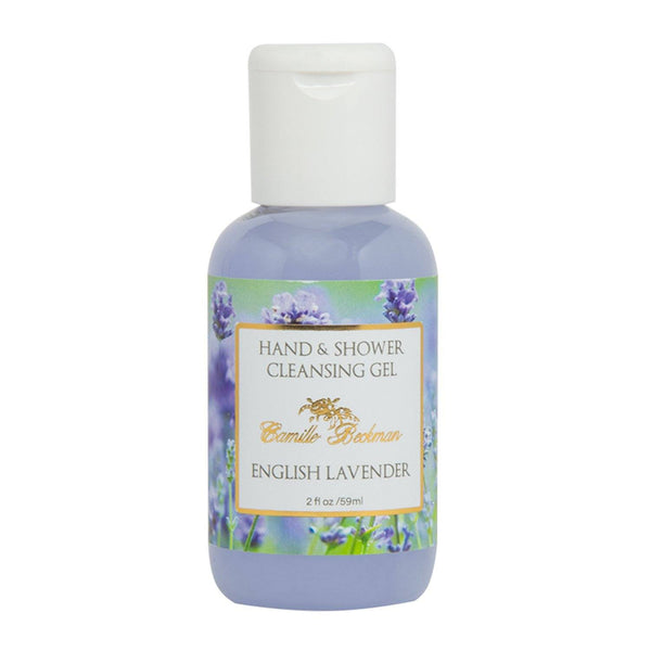 Hand and Shower Cleansing Gel 2 oz English Lavender (Case/6) Cleansing Gel Camille Beckman Wholesale 