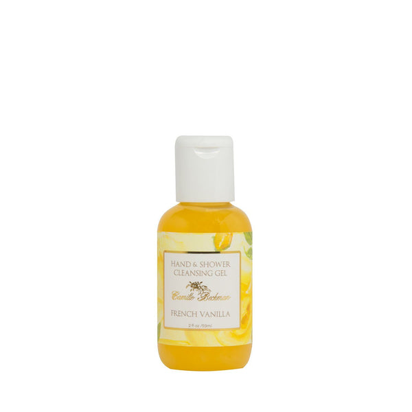 Hand and Shower Cleansing Gel 2 oz French Vanilla (Case/6) Cleansing Gel Camille Beckman Wholesale 